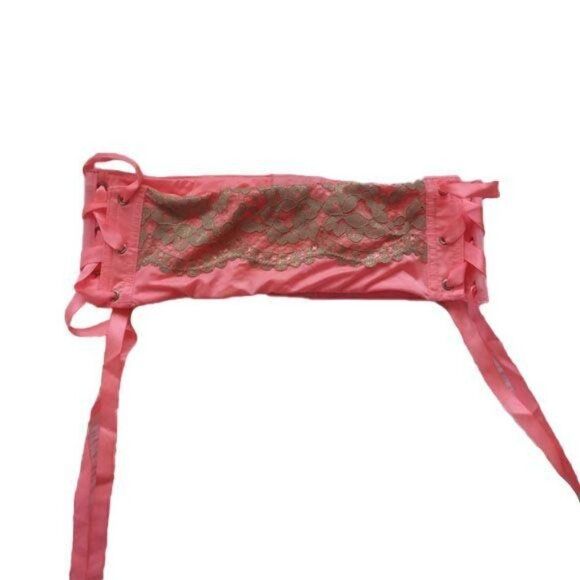 NWT VS Waist Cincher Garter M/L Satin/Lace - Picture 9 of 9